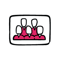 Illustration: five users